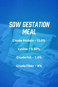 1 ton of Sow Gestation (meal) WC