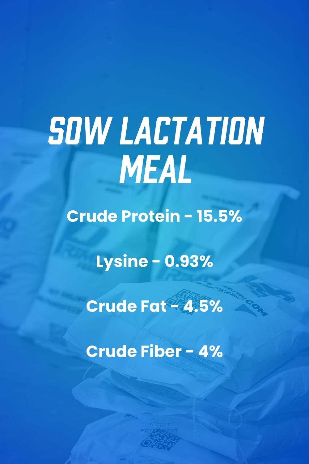 1 ton of Sow Lactation (meal) SW