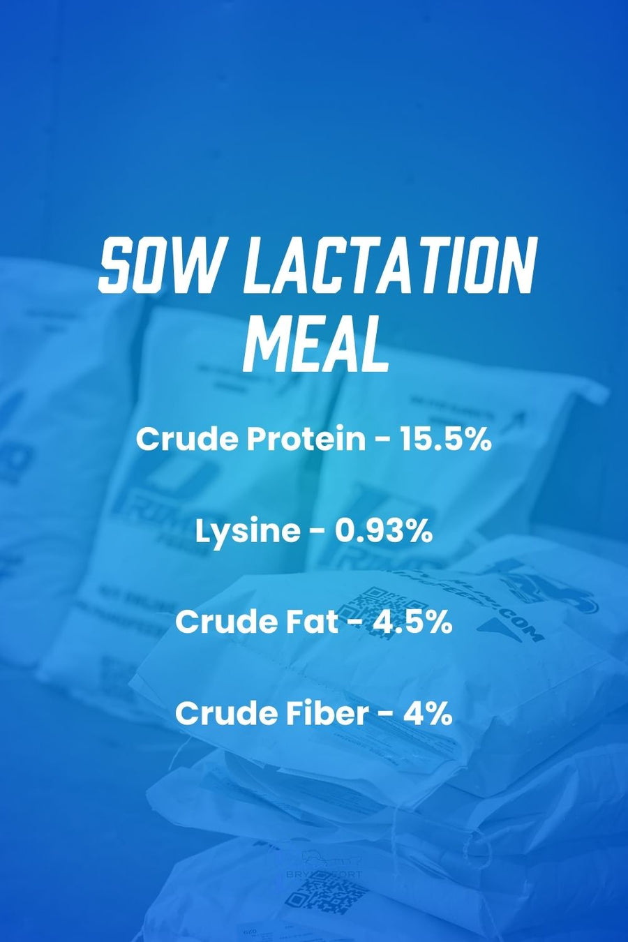 1 ton of Sow Lactation (meal) EC